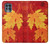 W0479 Maple Leaf Hard Case and Leather Flip Case For Motorola Edge S