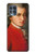 W0492 Mozart Hard Case and Leather Flip Case For Motorola Edge S