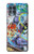 W0588 Wall Graffiti Hard Case and Leather Flip Case For Motorola Edge S