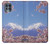 W1060 Mount Fuji Sakura Cherry Blossom Hard Case and Leather Flip Case For Motorola Edge S