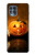 W1083 Pumpkin Spider Candles Halloween Hard Case and Leather Flip Case For Motorola Edge S