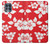 W1949 Hawaiian Hibiscus Pattern Hard Case and Leather Flip Case For Motorola Edge S