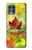 W2523 Canada Autumn Maple Leaf Hard Case and Leather Flip Case For Motorola Edge S