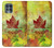 W2523 Canada Autumn Maple Leaf Hard Case and Leather Flip Case For Motorola Edge S