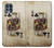 W2528 Poker King Card Hard Case and Leather Flip Case For Motorola Edge S