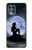 W2668 Mermaid Silhouette Moon Night Hard Case and Leather Flip Case For Motorola Edge S