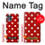 W2951 Red Polka Dots Hard Case and Leather Flip Case For Motorola Edge S