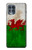 W2976 Wales Football Soccer Flag Hard Case and Leather Flip Case For Motorola Edge S