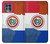 W3017 Paraguay Flag Hard Case and Leather Flip Case For Motorola Edge S