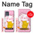 W3025 Pink Maneki Neko Lucky Cat Hard Case and Leather Flip Case For Motorola Edge S