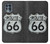 W3207 Route 66 Sign Hard Case and Leather Flip Case For Motorola Edge S