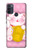 W3025 Pink Maneki Neko Lucky Cat Hard Case and Leather Flip Case For Motorola Moto G50