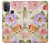 W3035 Sweet Flower Painting Hard Case and Leather Flip Case For Motorola Moto G50