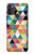 W3049 Triangles Vibrant Colors Hard Case and Leather Flip Case For Motorola Moto G50