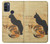 W3229 Vintage Cat Poster Hard Case and Leather Flip Case For Motorola Moto G50