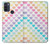 W3499 Colorful Heart Pattern Hard Case and Leather Flip Case For Motorola Moto G50