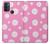 W3500 Pink Floral Pattern Hard Case and Leather Flip Case For Motorola Moto G50