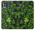 W0358 Clover Lucky Leaf Hard Case and Leather Flip Case For Motorola Moto G100