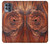 W0603 Wood Graphic Printed Hard Case and Leather Flip Case For Motorola Moto G100