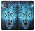 W0752 Blue Fire Grim Wolf Hard Case and Leather Flip Case For Motorola Moto G100