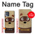 W2825 Cute Cartoon Raccoon Hard Case and Leather Flip Case For Motorola Moto G100