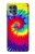 W2884 Tie Dye Swirl Color Hard Case and Leather Flip Case For Motorola Moto G100