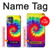 W2884 Tie Dye Swirl Color Hard Case and Leather Flip Case For Motorola Moto G100