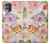 W3035 Sweet Flower Painting Hard Case and Leather Flip Case For Motorola Moto G100