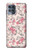 W3095 Vintage Rose Pattern Hard Case and Leather Flip Case For Motorola Moto G100