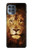 W3182 Lion Hard Case and Leather Flip Case For Motorola Moto G100