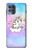 W3256 Cute Unicorn Cartoon Hard Case and Leather Flip Case For Motorola Moto G100