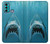 W0830 White Shark Hard Case and Leather Flip Case For Motorola Moto G60, G40 Fusion