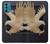 W1383 Paper Sculpture Eagle Hard Case and Leather Flip Case For Motorola Moto G60, G40 Fusion