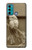 W1386 Paper Sculpture Owl Hard Case and Leather Flip Case For Motorola Moto G60, G40 Fusion