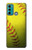 W3031 Yellow Softball Ball Hard Case and Leather Flip Case For Motorola Moto G60, G40 Fusion