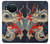 W2073 Japan Dragon Art Hard Case and Leather Flip Case For Nokia X10