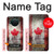 W2490 Canada Maple Leaf Flag Texture Hard Case and Leather Flip Case For Nokia X10