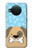 W2669 Cute Dog Paws Bones Cartoon Hard Case and Leather Flip Case For Nokia X10