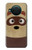 W2825 Cute Cartoon Raccoon Hard Case and Leather Flip Case For Nokia X10