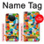 W3391 Abstract Art Mosaic Tiles Graphic Hard Case and Leather Flip Case For Nokia X10