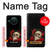 W3753 Dark Gothic Goth Skull Roses Hard Case and Leather Flip Case For Nokia X10