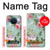 W2178 Flower Floral Art Painting Hard Case and Leather Flip Case For Nokia X20