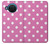 W2358 Pink Polka Dots Hard Case and Leather Flip Case For Nokia X20