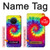 W2884 Tie Dye Swirl Color Hard Case and Leather Flip Case For Nokia X20