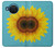 W3039 Vintage Sunflower Blue Hard Case and Leather Flip Case For Nokia X20