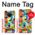 W3391 Abstract Art Mosaic Tiles Graphic Hard Case and Leather Flip Case For Nokia X20