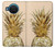 W3490 Gold Pineapple Hard Case and Leather Flip Case For Nokia X20