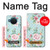 W3494 Vintage Rose Polka Dot Hard Case and Leather Flip Case For Nokia X20