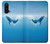 W0843 Blue Whale Hard Case and Leather Flip Case For OnePlus Nord CE 5G