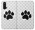 W2355 Paw Foot Print Hard Case and Leather Flip Case For OnePlus Nord CE 5G